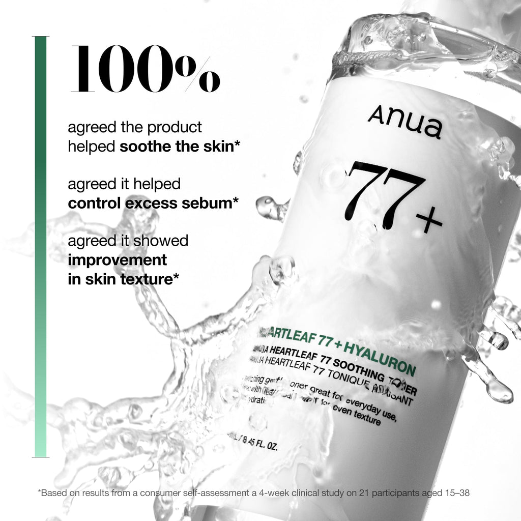 Anua Tónico Calmante Heartleaf 77% - ingredientes