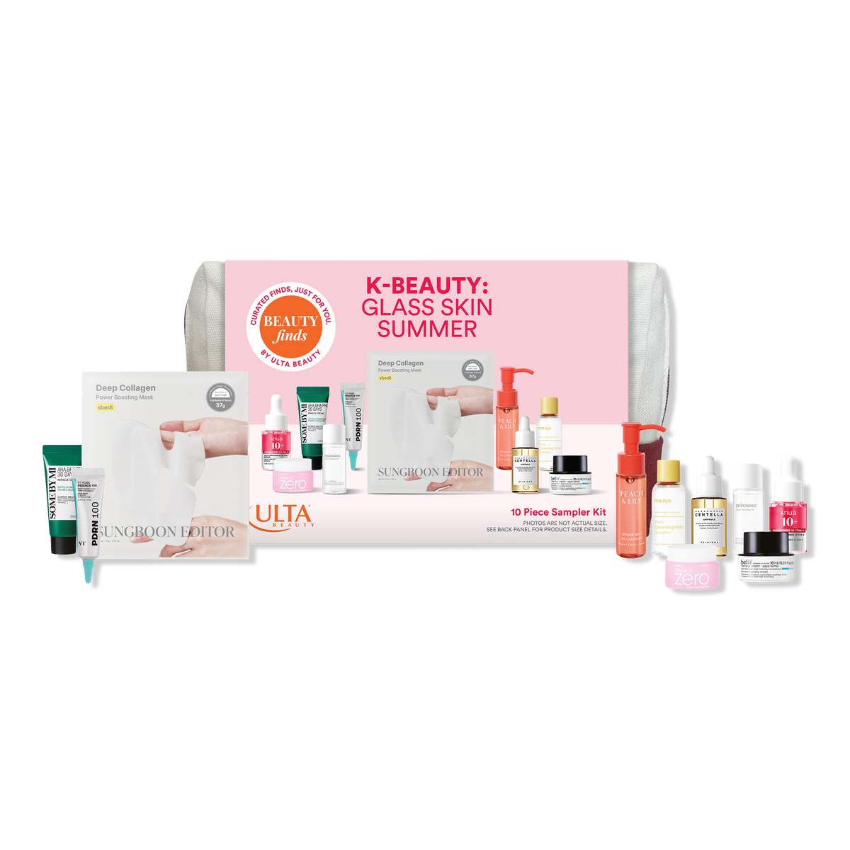Ulta Beauty K-Beauty Glass Skin Summer 10 Piece Sampler Kit